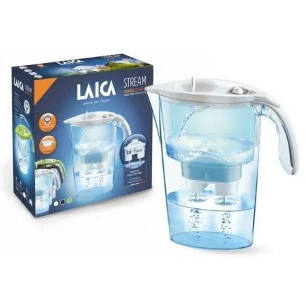Laica Pack Jarra Stream 2,3l Blanca + 3 Filtros Bi-Flux Laica Pack Jarra Stream 2,3l Blanca + 3 Filtros Bi-Flux